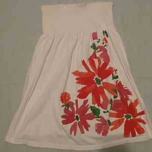 Old Navy white strapless dress